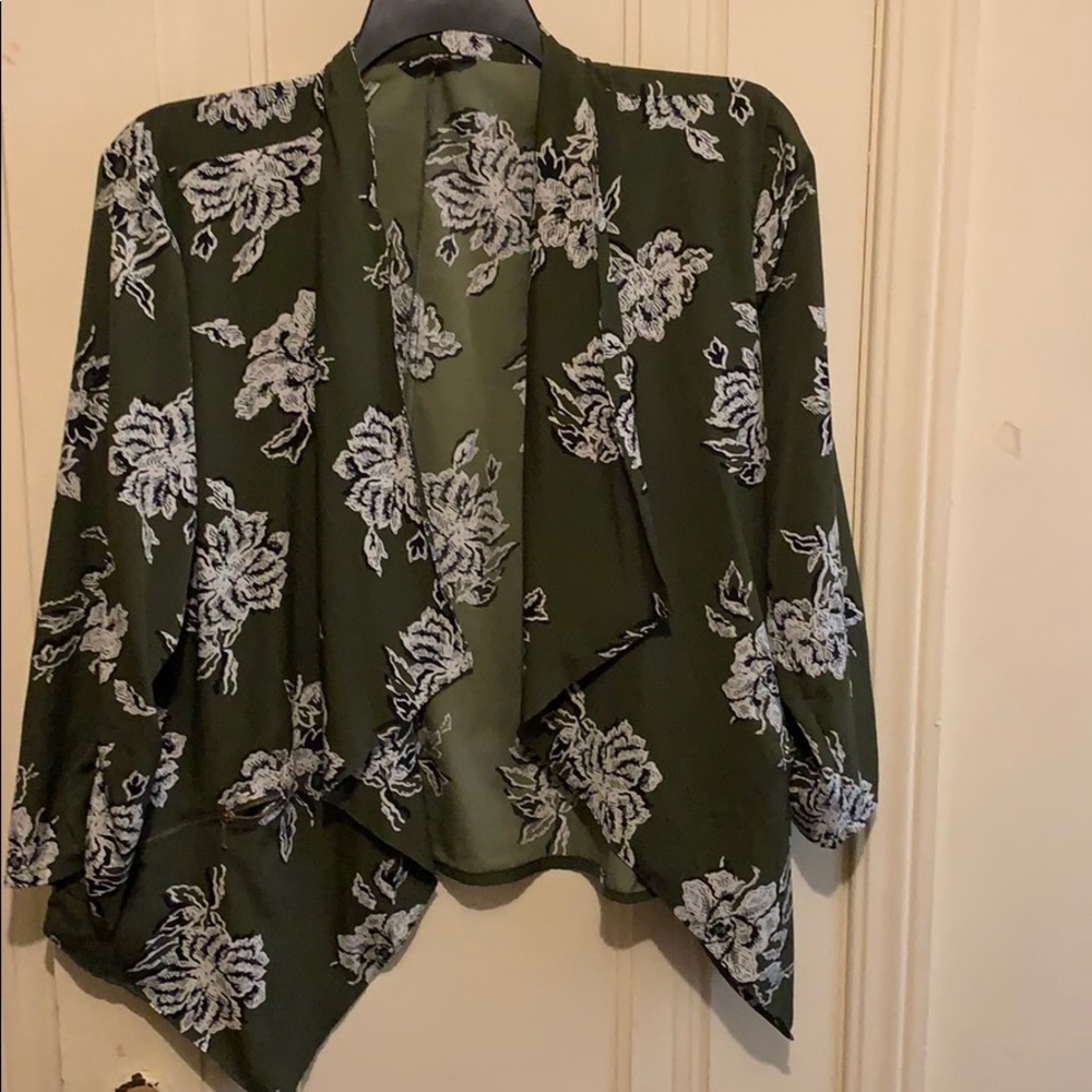 Olive Green summer blazer